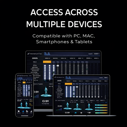 Momentum-Based Habit Tracker Dashboard (Digital Download)